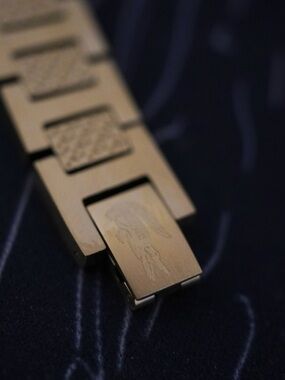 Lacoste Metropole Gold Stainless Steel Bracelet 8"